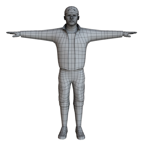 casual male 01 3d model - Casual Male 01... by ignisfatuus